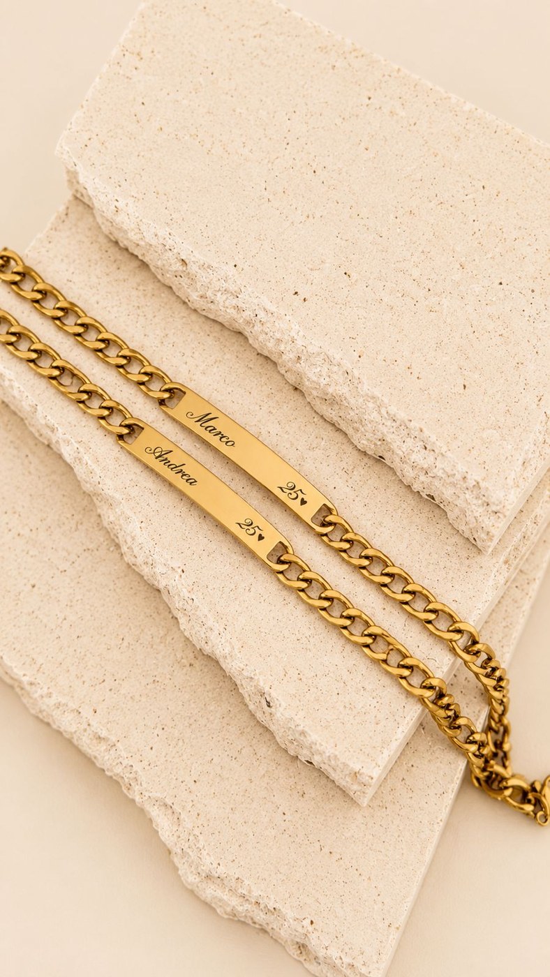 Pulsera Chains dorada