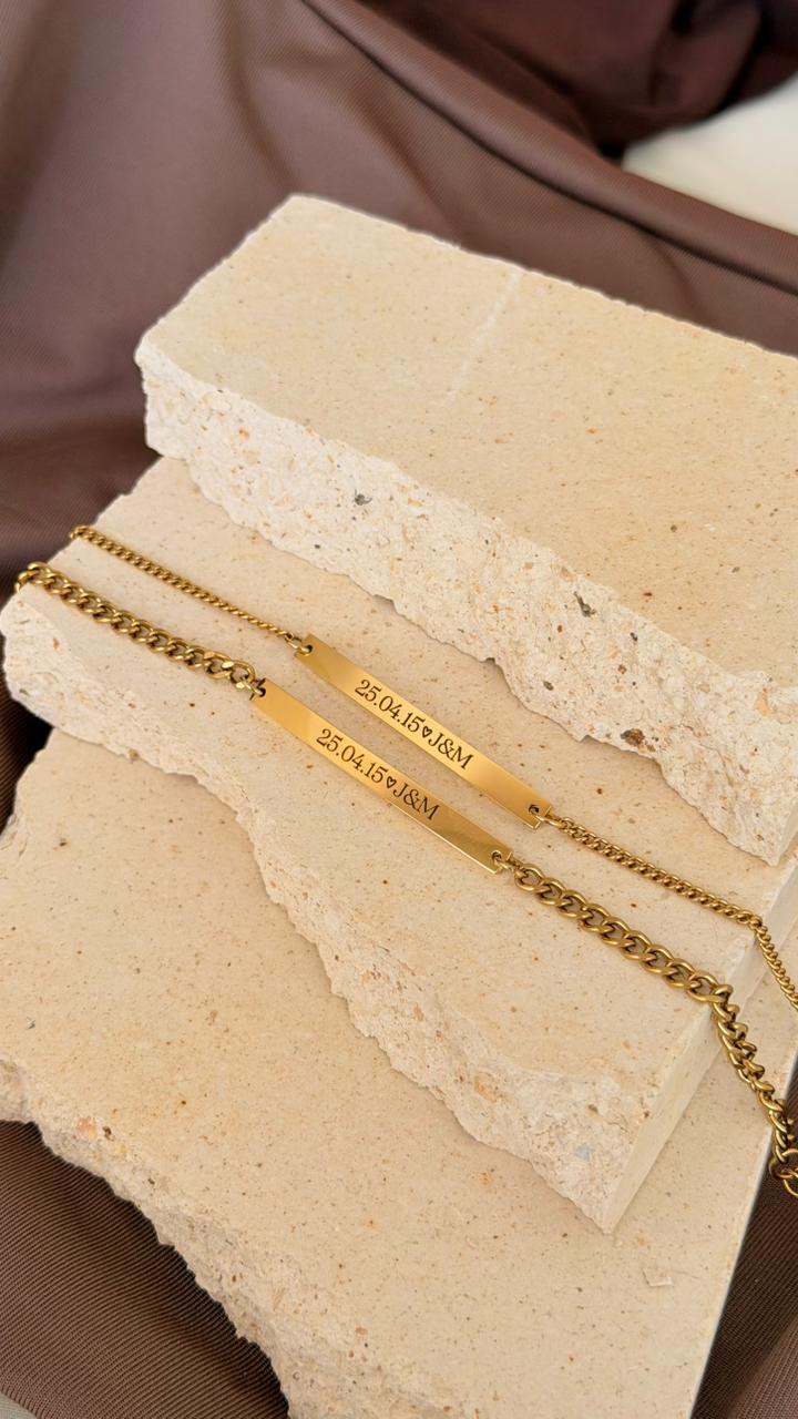 Pulsera New Chains plateada